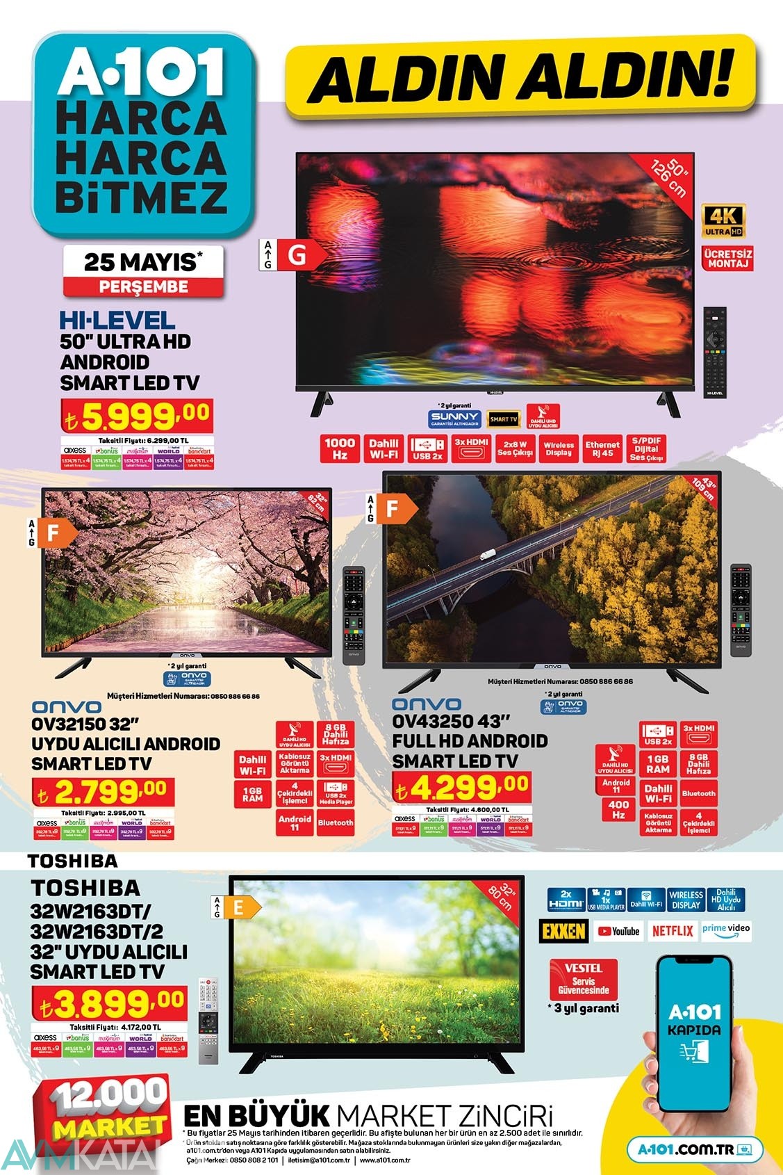 A101 25 Mayıs 2023 Kataloğu Aktüel Ürünleri