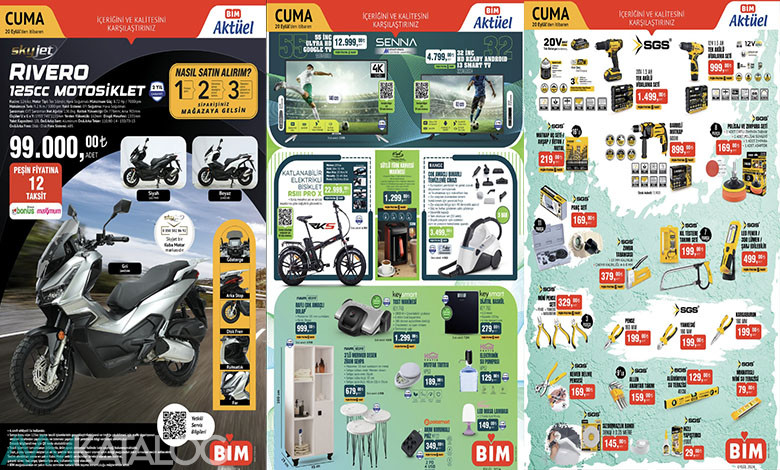 Bim 27 Eylül 2024 Kataloğu Aktüel Ürünleri